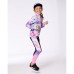Girl Printed Reversible Full Zip Athletic Cardigan Pink, Blue And Butterflies - Toddler|Child