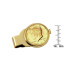 Men's Gold-Layered JFK 1964 First Year of Issue Half Dollar Coin Money Clip