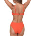 Andie Women's The Nora Triangle Ribbed Bikini Top & The 90s High-Waisted Ribbed Bikini Bottoms
