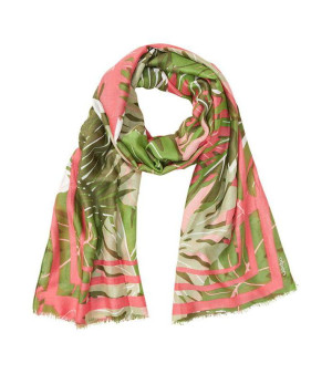 Olsen, Jungle leaf print scarf