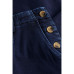 Color: Dark indigo wash
