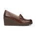 Color: Dark Brown Croco Embossed Faux Leather