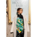 Double Sided Wool Silk Scarf Of Tropical Breeze