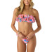 Juniors' Cabana Strapless Ruffled Bikini Top & Cabana Ruffle Bikini Bottoms