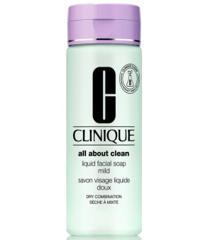 Clinique, All About Clean Liquid Facial Soap Mild, 6.7 oz.