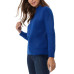 Women's Diamond-Stitch Mock-Neck Sweater
