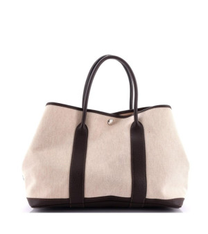 Pre-Owned HERMÉS, 36 Garden Party Tote Toile and Leather