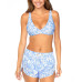 Juniors' Pisces Bikini Top & Swim Shorts