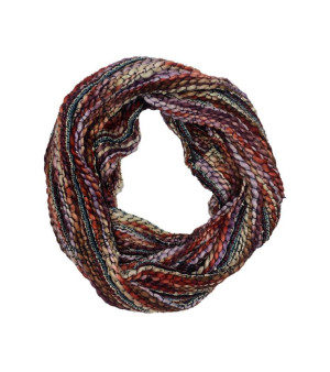 Feelgoodz, Artisan Woven Luna Infinity 100% Recycled Acrylic Multi Colored Winter Scarf