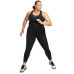 Plus Size Active Medium-Support Padded Sports Bra Tank Top