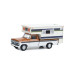 1/64 1976 Ford F-250 w/ Large Camper Special Nectarine & White Exclusive 30406