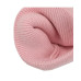 3D Plush Character Head Pink Tall Cuff Beanie