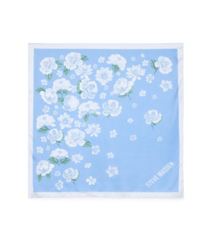 Steve Madden, Posies & Logo Print Square Scarf