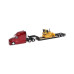 1/87 Peterbilt UltraLoft Tandem Tractor with Lowboy Trailer & Caterpillar D5M Dozer