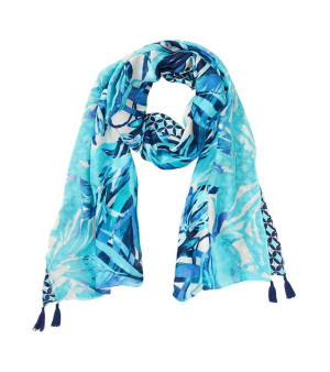 Olsen, Abstract Palm Print Scarf