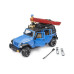 1/16 Jeep Wrangler Rubicon Unlimited with Kayak and Kayaker