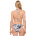 Juniors' Reversible Triangle Bikini Top & Side-Tie Bottoms