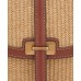 Women's Contrast Canvas Crossbody Bag