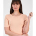 Women's Fine-Rib Crewneck Sweater T-Shirt