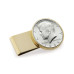 Men's JFK 1964 First Year of Issue Half Dollar Stainless Steel Coin Money Clip