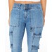 Juniors' Bootcut Cargo Jeans