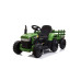 12 Volt Battery Operated Toy Tractor with Pull Behind Trailer, Dark Green