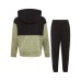 Little and Toddler Boys Hooded Mix Jacket and Jogger, 2-Piece Set