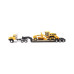 1/87 Caterpillar CT660 Day Cab with Lowboy Trailer & Motor Grader