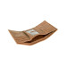 Men's Flag Embossed Leather Trifold Wallet