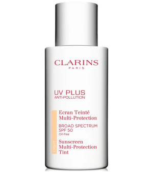 Clarins, UV Plus Anti-Pollution Tinted Face Sunscreen SPF 50