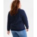 Plus Size Printed Fleece Sweatshirt