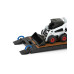 1/32 Big Roads Peterbilt w/ Lowboy & 2 Die-cast Bobcat Skid Loaders