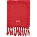 Women's Fluffy Solid Fringe-Trim Blanket Scarf