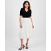 Anne Klein Women's Pull-On Tiered Midi Skirt