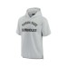 Men's and Women's Gray Florida State Seminoles Super Soft Fleece Short Sleeve Pullover Hoodie