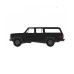 1/64 1985 Chevrolet Suburban C10 Custom Deluxe, Black Bandit Series