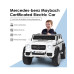12V Licensed Mercedes-Benz Kids Ride On Car-White
