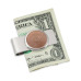 Men's Austrian Primrose Five Cent Euro Coin Money Clip