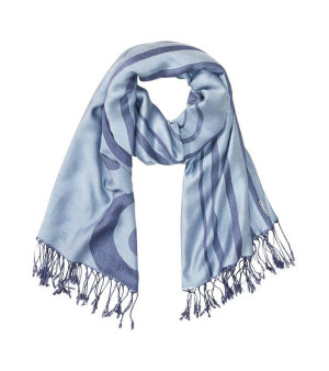Olsen, Stripe & Bubble Motif Scarf