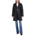 Petite Natalie Belted Leather Trench Coat