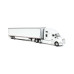 1/64 Kenworth High-Roof Sleeper with Utility Trailer DCP Model