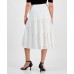 Anne Klein Women's Pull-On Tiered Midi Skirt