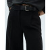 Women's Belt Straight-Fit Pants