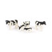 1/64th 25 Pack of Holstein Cattle