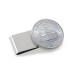 Men's JFK Bicentennial Half Dollar Stainless Steel Coin Money Clip