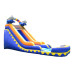 18  Dolphin Splash Commercial Grade Water Slide with Attached Deep Pool for Kids and Adults (with Blower), Outdoor Inflatable, Summer, Wet Dry Slide, Rental Quality