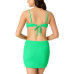 Juniors' Scoop-Neck Bralette Bikini Top & Ribbed Pull-On Cover-Up Skirt