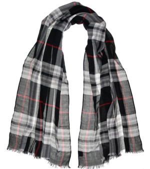 FRAAS, Women's Signature Plaid Lightweight Evening Wrap
