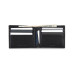 Men's Enameled Logo Leather Bifold Wallet