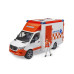1/16 Mercedes-Benz Sprinter Ambulance with Driver by Mercedes-Benz Sprinter Autotransporter with Roadster by